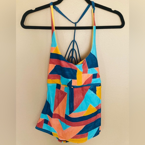 Prana Other - Prana Colorful Abstract Bikini